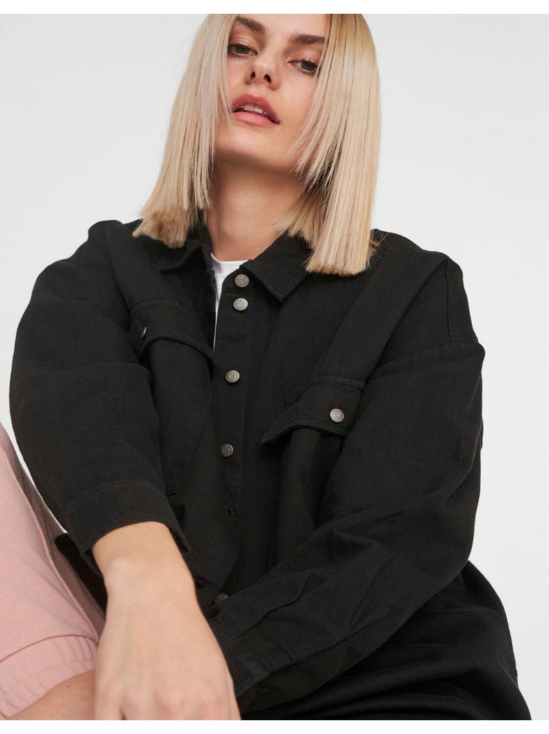 Camicia in denim Noisy May Nero Nero - Kiabi