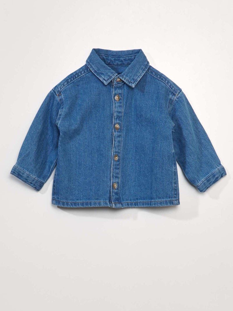 Camicia in denim taglio loose fit BLU - Kiabi