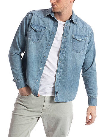 Camicia in denim western fit FURIO
