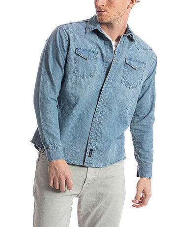 Camicia in denim western fit FURIO