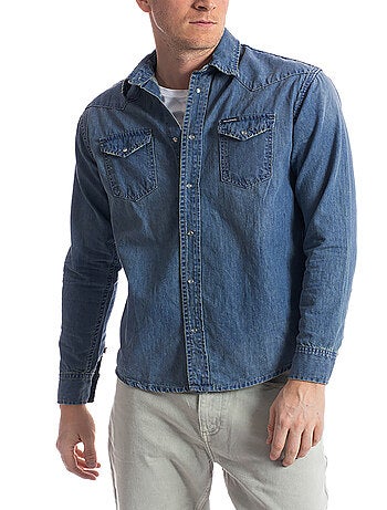 Camicia in denim western fit FURY