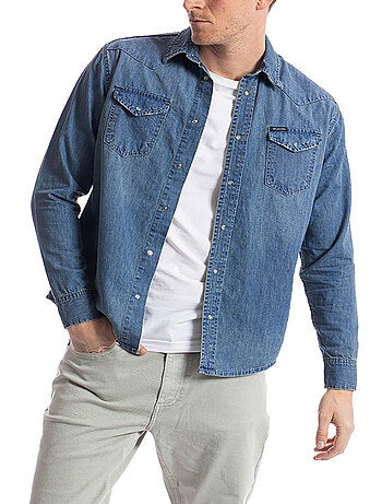Camicia in denim western fit FURY