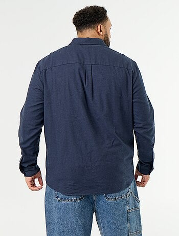 Camicia in flanella a fantasia