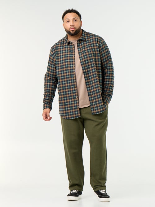 Camicia in flanella a fantasia - Kiabi