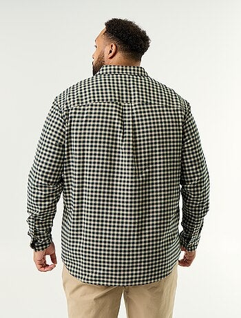 Camicia in flanella a fantasia