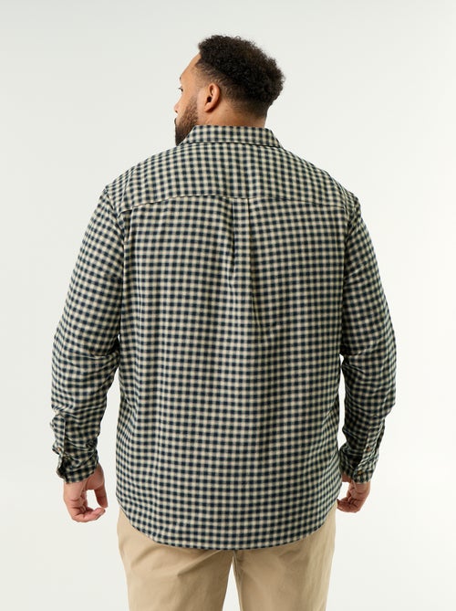 Camicia in flanella a fantasia - Kiabi