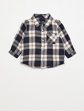 Camicia in flanella a quadri