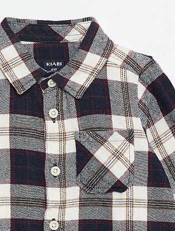 Camicia in flanella a quadri