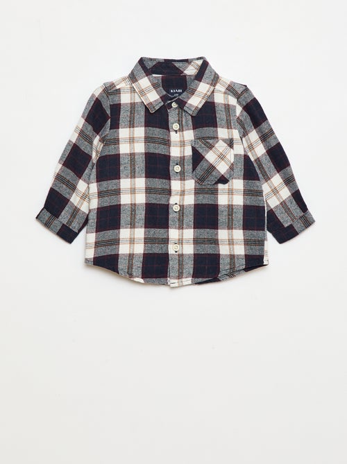 Camicia in flanella a quadri - Kiabi