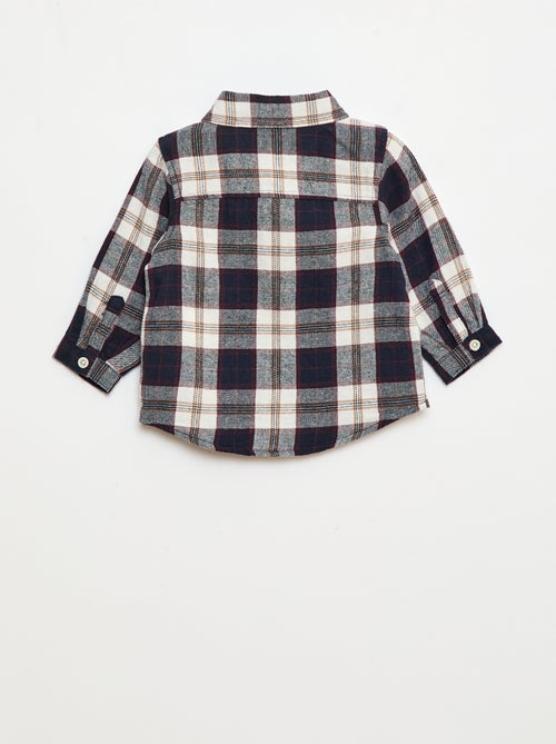 Camicia in flanella a quadri - Kiabi