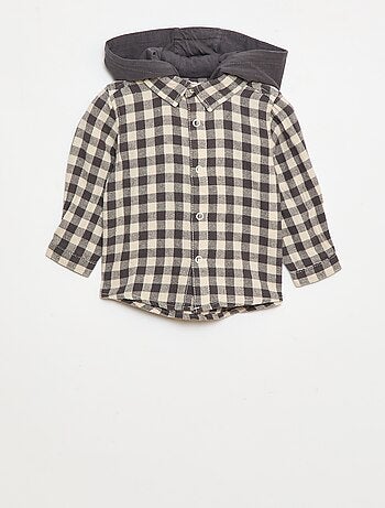 Camicia in flanella a quadri
