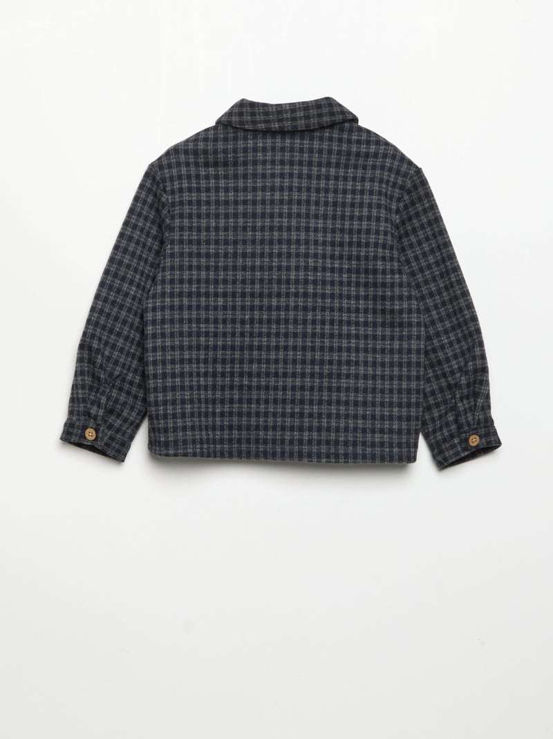 Camicia in flanella a quadri Blu - Kiabi