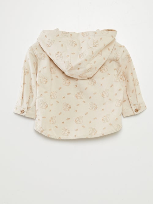 Camicia in flanella con cappuccio - Kiabi