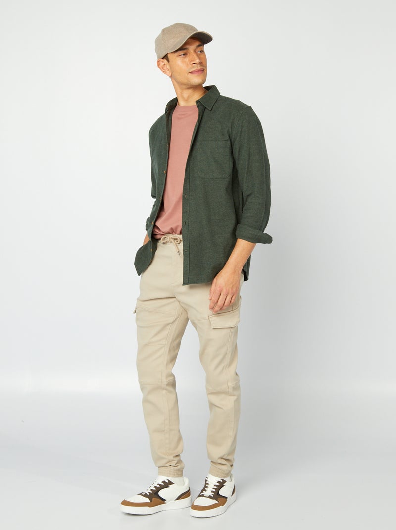 Camicia In Flanella Da Uomo TOM TAILOR – Con Tasca Sul Petto, Taglio Casual, Comfort Elevato