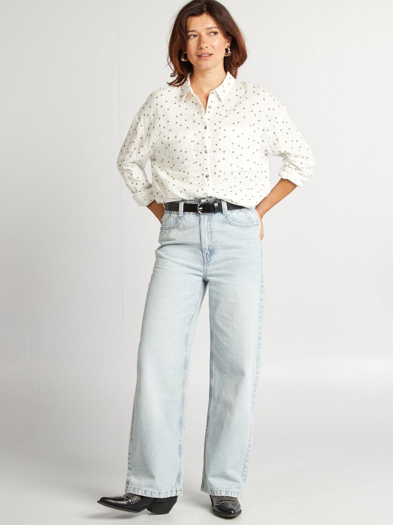 Camicia in garza di cotone - 'San Valentino' VERDE - Kiabi