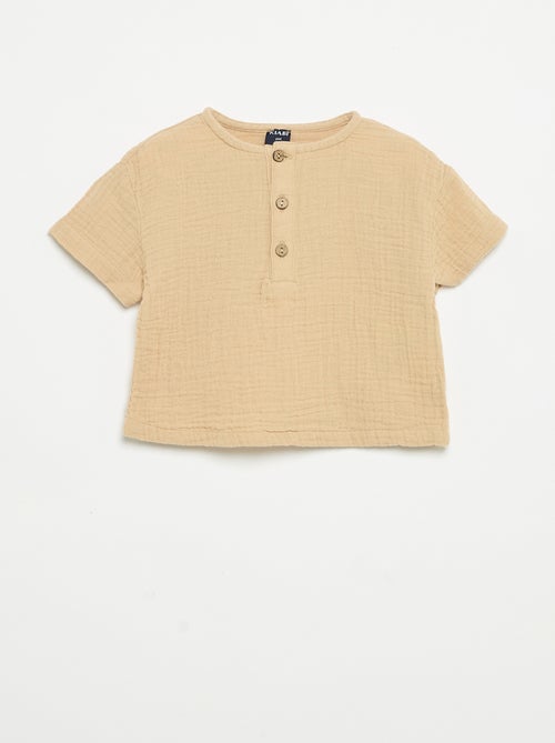 Camicia in garza di cotone - Kiabi