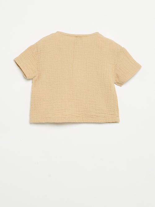 Camicia in garza di cotone - Kiabi