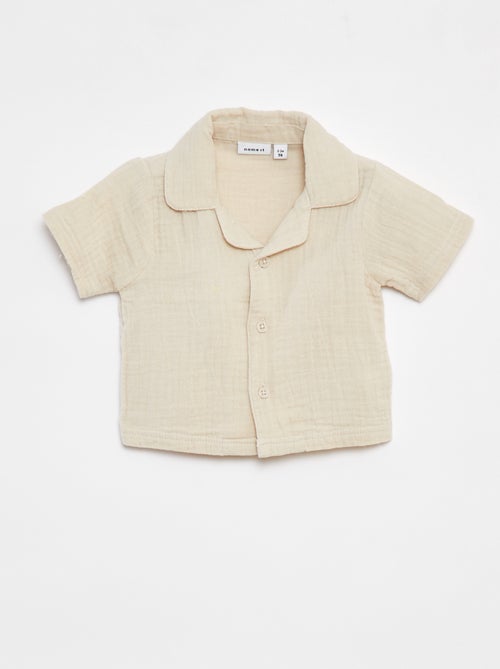 Camicia in garza di cotone con maniche corte 'Name It' - Kiabi