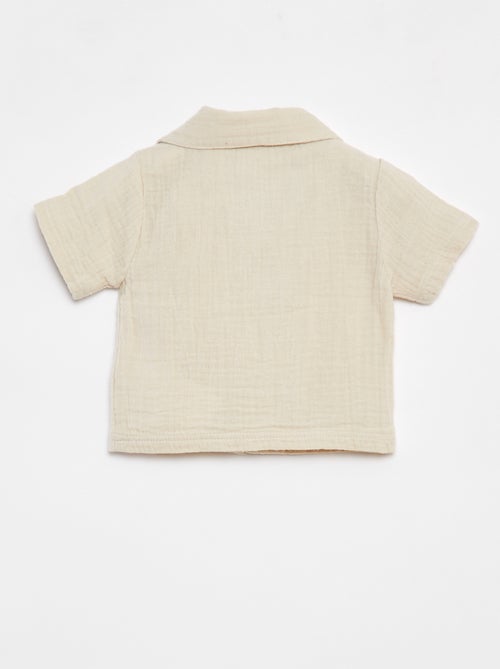 Camicia in garza di cotone con maniche corte 'Name It' - Kiabi