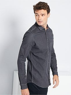Camicia in jeans + 190 cm - Kiabi