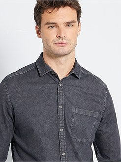 Camicia in jeans + 190 cm - Kiabi