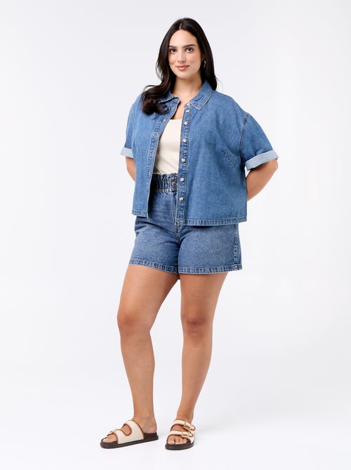 Camicia in jeans a maniche corte - Kiabi