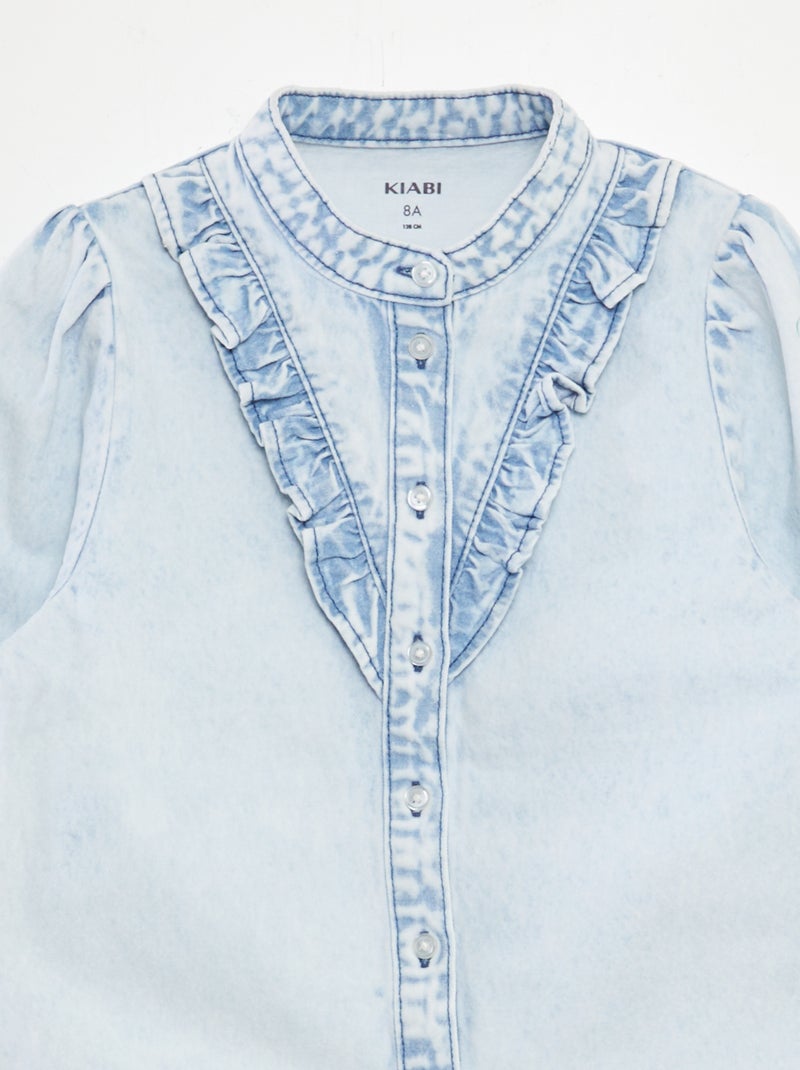 Camicia in jeans BLU - Kiabi