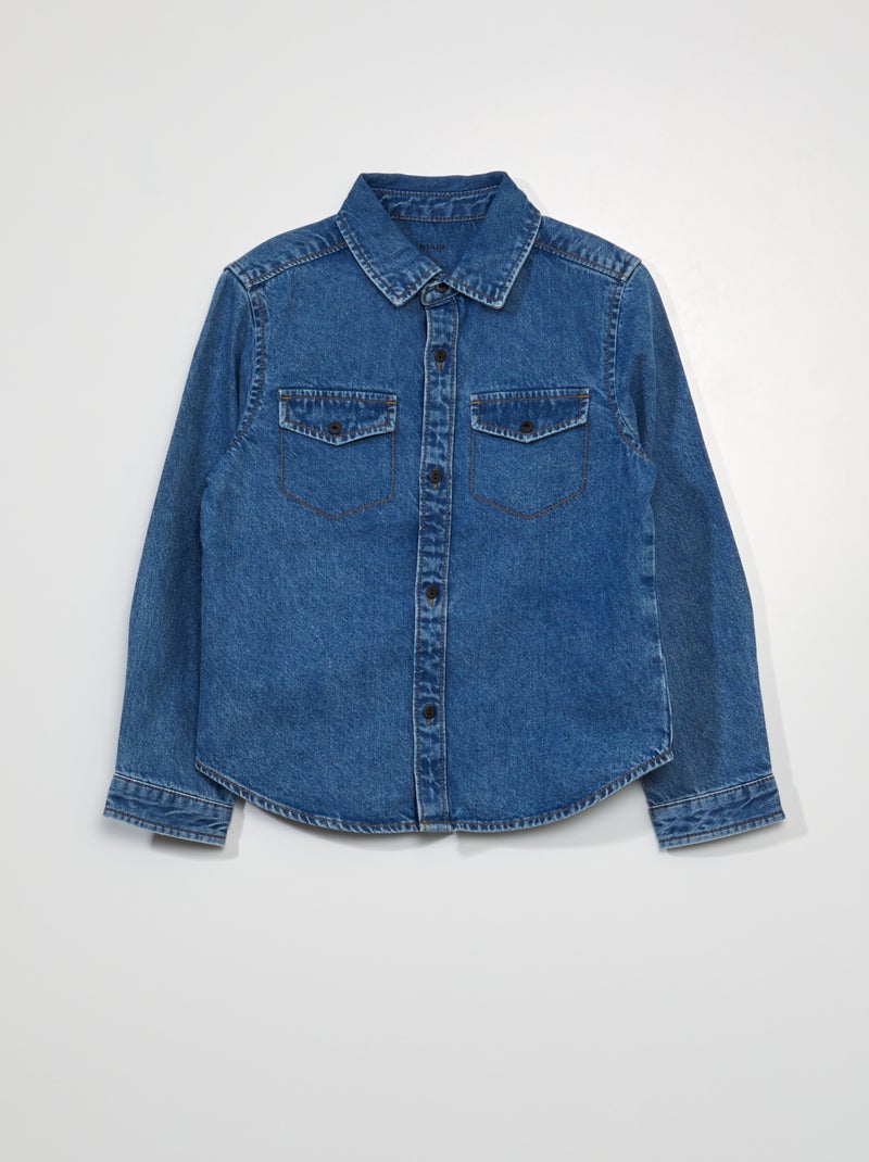 Camicia in jeans Blu Denim - Kiabi