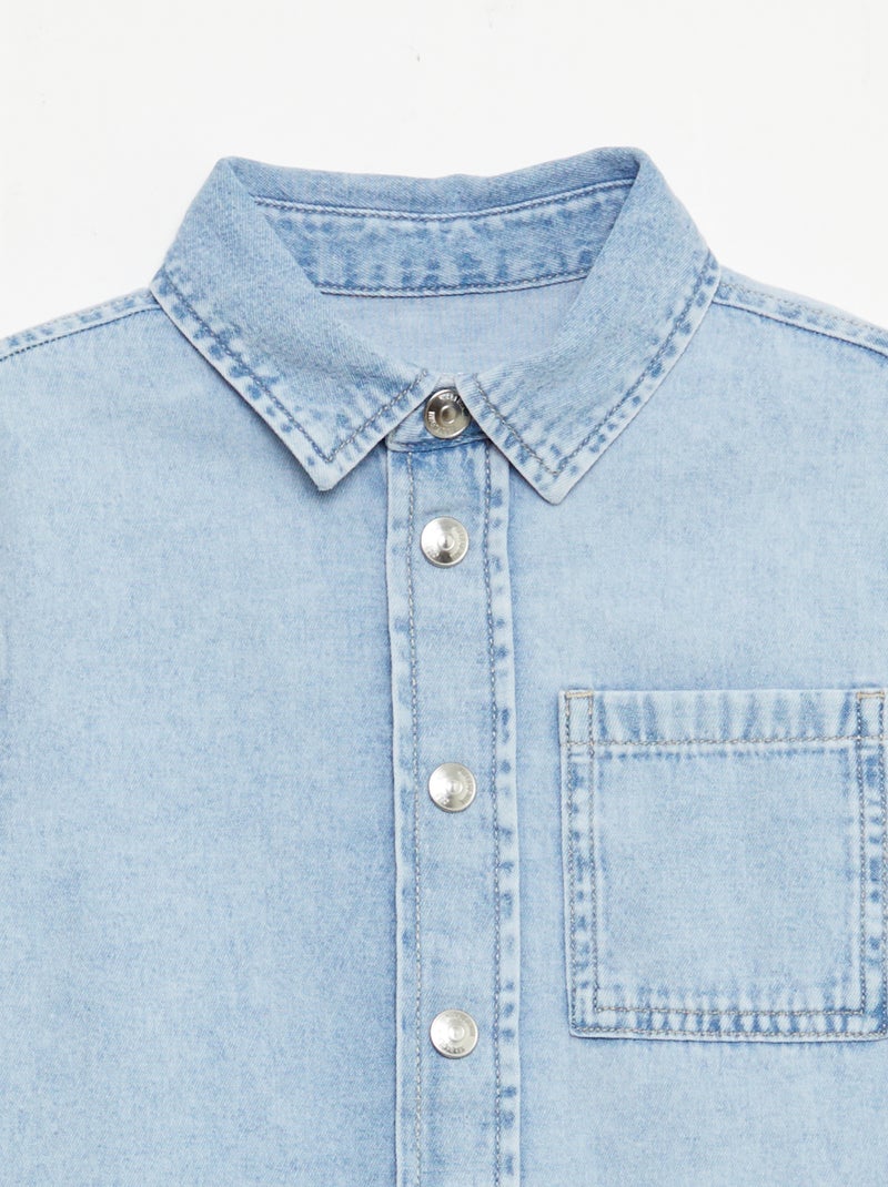 Camicia in jeans Blu - Kiabi
