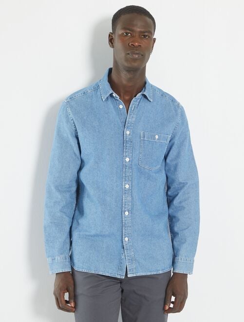Camicia in jeans - BLU - Kiabi - 15.00€