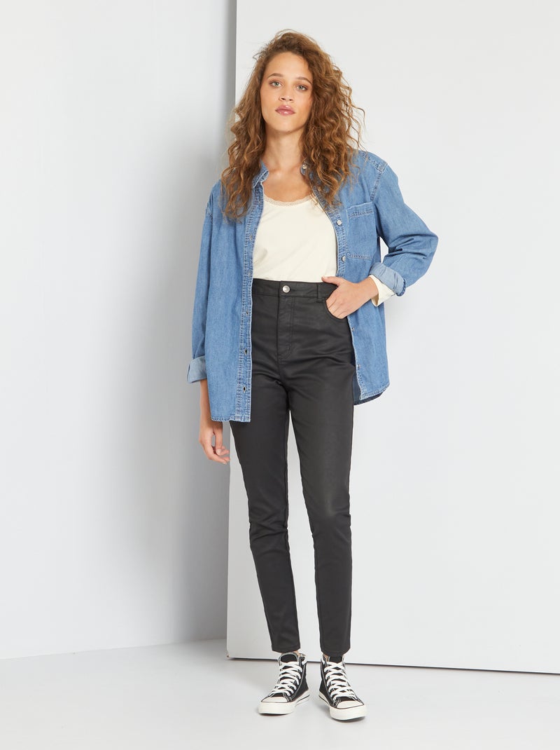 Camicia in jeans BLU - Kiabi