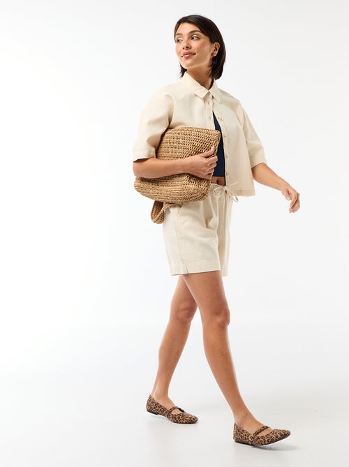 Camicia in jeans con maniche a 3/4 - Kiabi