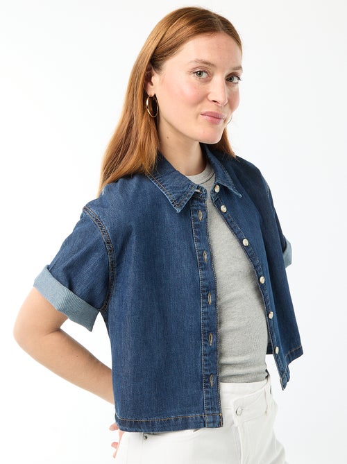 Camicia in jeans con maniche a 3/4 - Kiabi