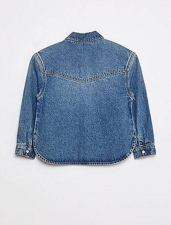 Camicia in jeans con ricami