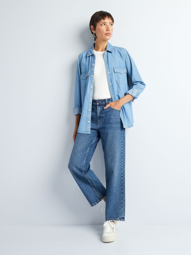 Camicia in jeans DOUBLE_STO - Kiabi