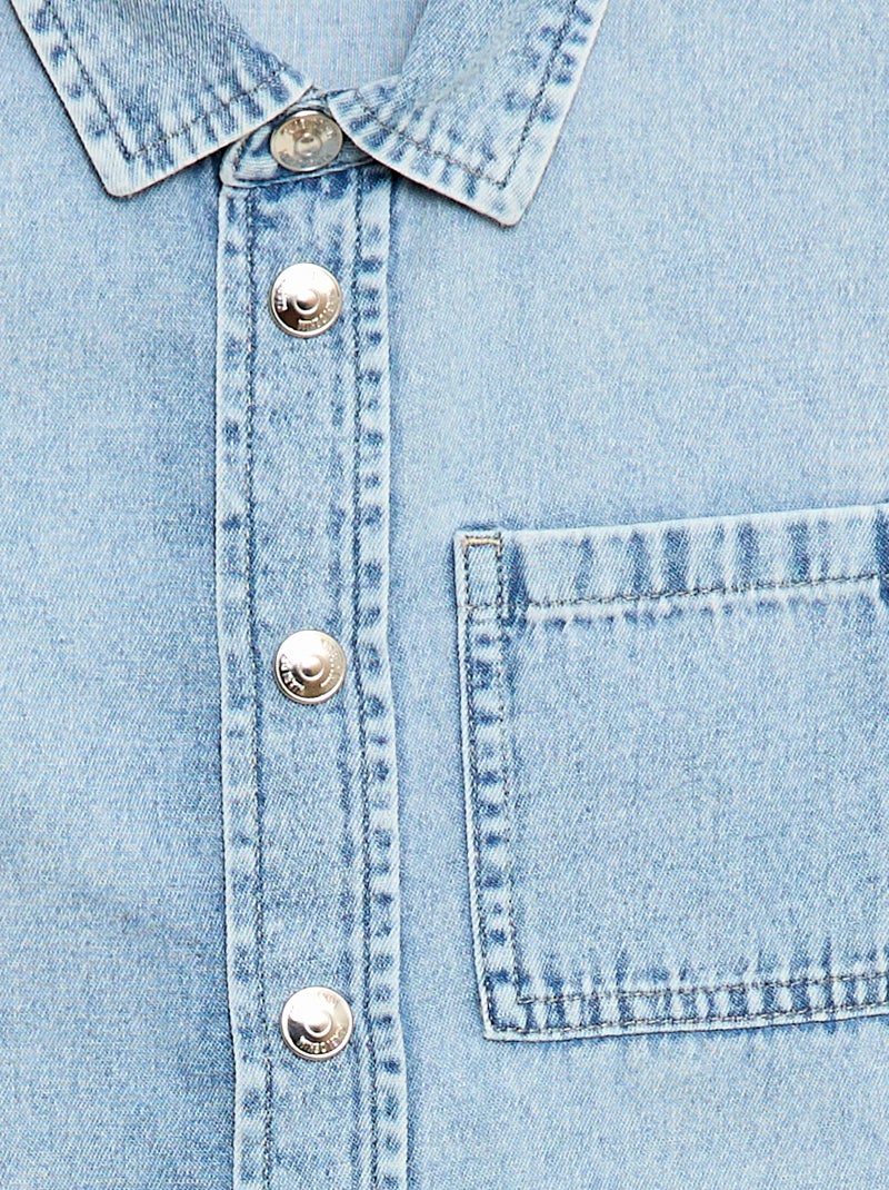 Camicia in jeans Grigio - Kiabi