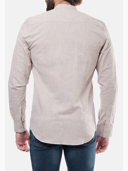 Camicia in lino con collo mao - Kiabi