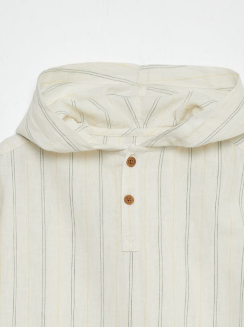 Camicia in lino e cotone - Kiabi