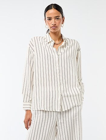 Camicia in misto lino