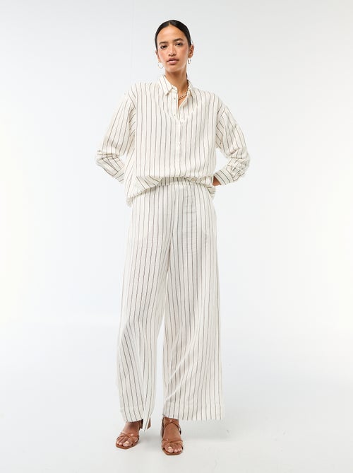 Camicia in lino misto - Kiabi