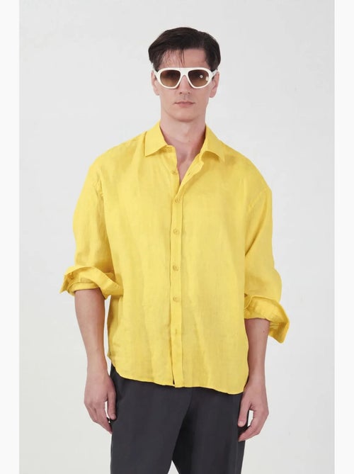 Camicia in lino oversize da uomo giesto - Kiabi