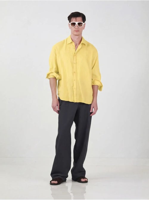 Camicia in lino oversize da uomo giesto - Kiabi