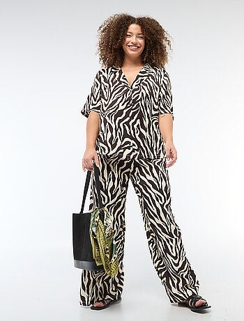 Camicia in maglia crêpe