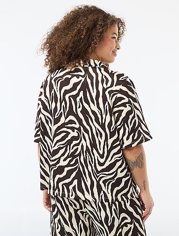 Camicia in maglia crêpe