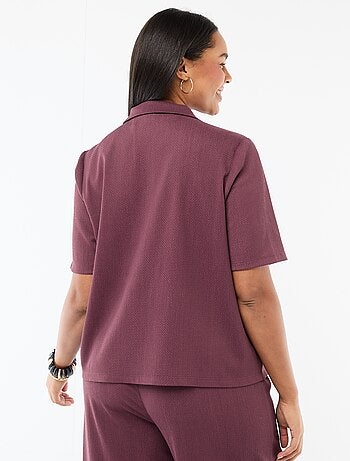 Camicia in maglia crêpe