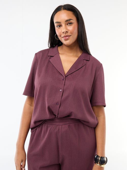 Camicia in maglia crêpe - Kiabi