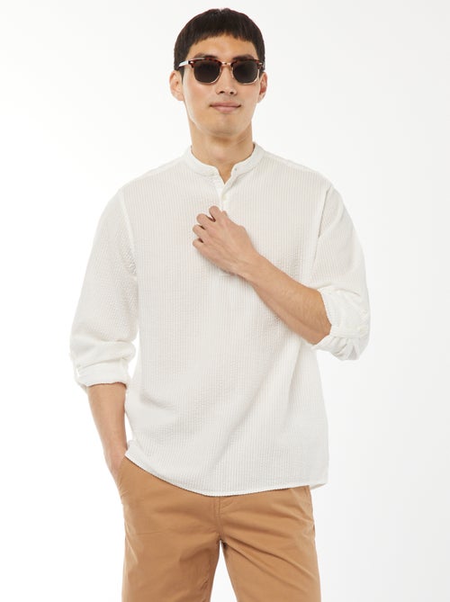 Camicia in maglia goffrata - Kiabi