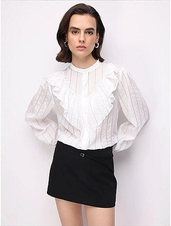 Camicia in misto cotone mixray