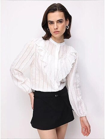 Camicia in misto cotone mixray