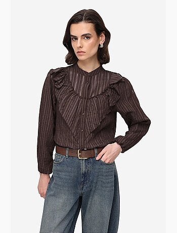 Camicia in misto cotone mixray